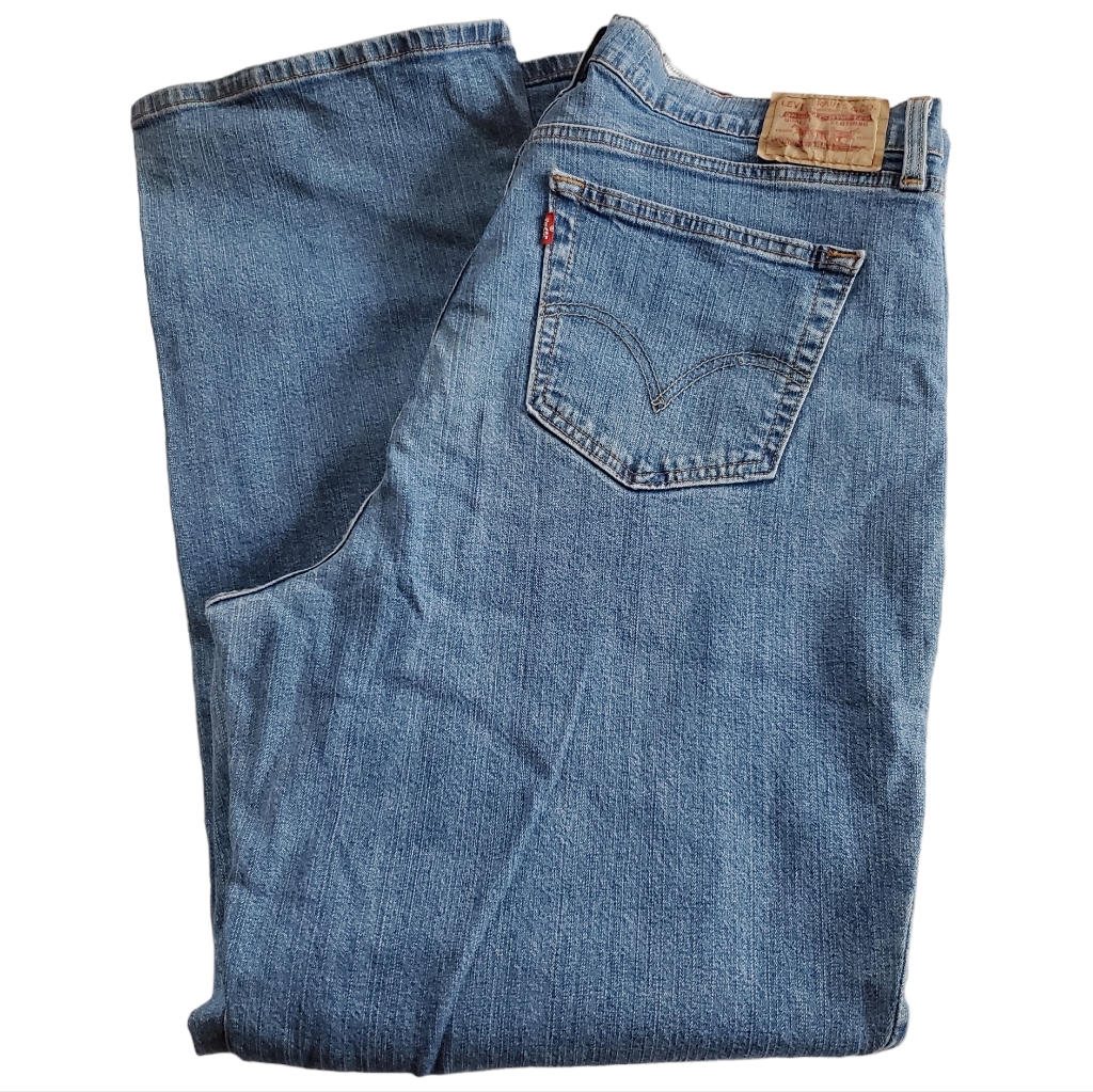 Levis Relaxed Fit Bootcut Denim Jeans Size 18 Plus